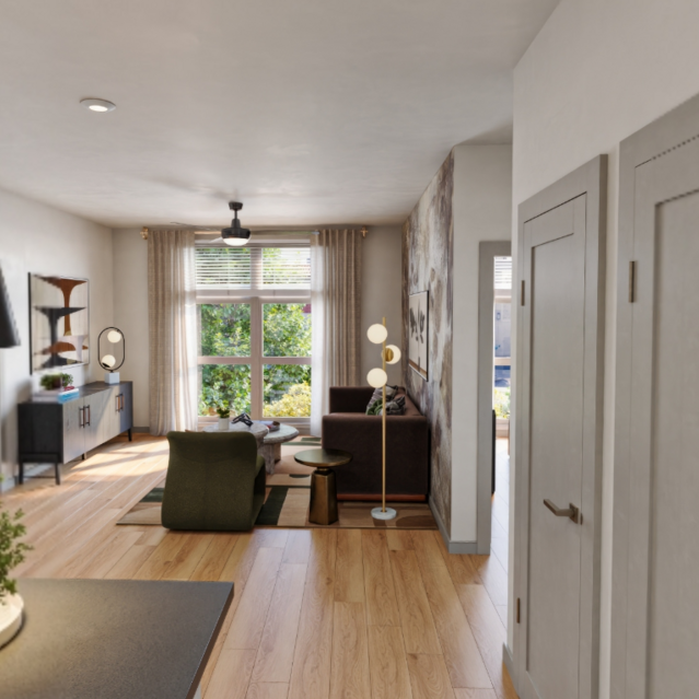 Heights at 1520 Two Bedroom Model - Gradient_Scheme